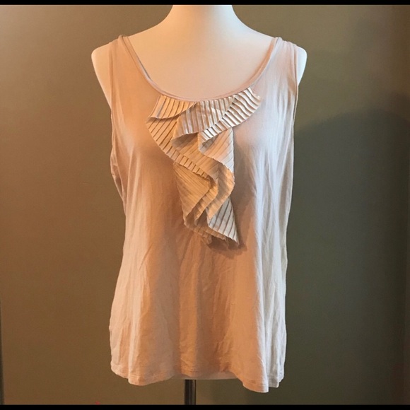 Ann Taylor Tops - 🎄4 for $20 🎅 Ann Taylor sleeveless blouse ruffle